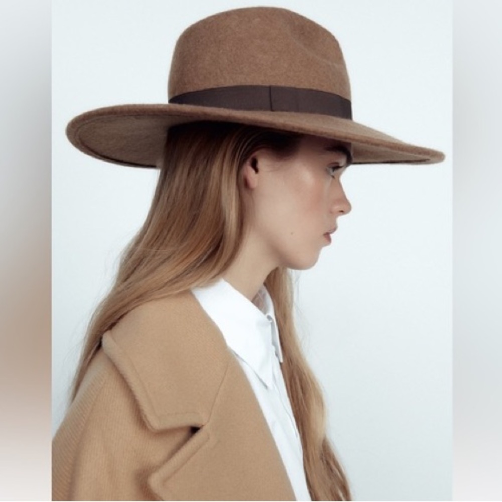 ZARA 100% Wool Felt Hat
